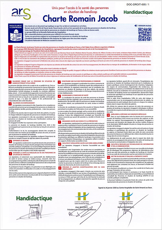 document de la charte Romain Jacob