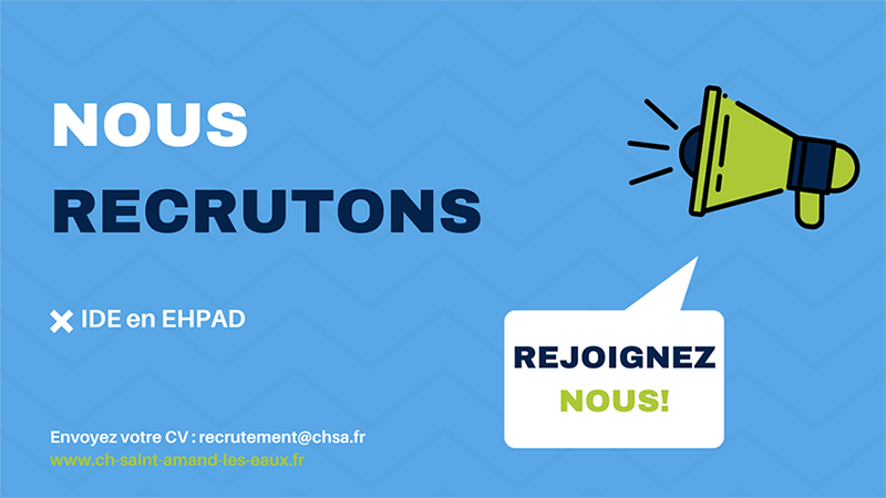 annonce de recrutement de IDE en EHPAD